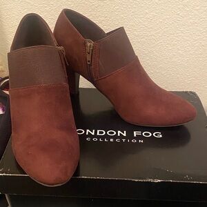 London and fog Elegant Brown Ankle Boots